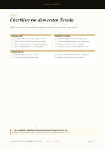 Preis-Guide Checkliste