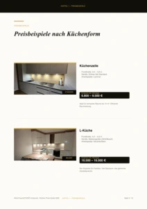 Preis-Guide Preisbeispiele